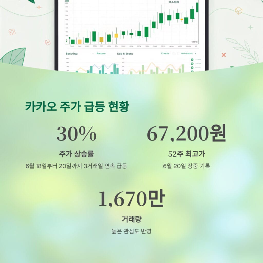 카카오 주가 급등