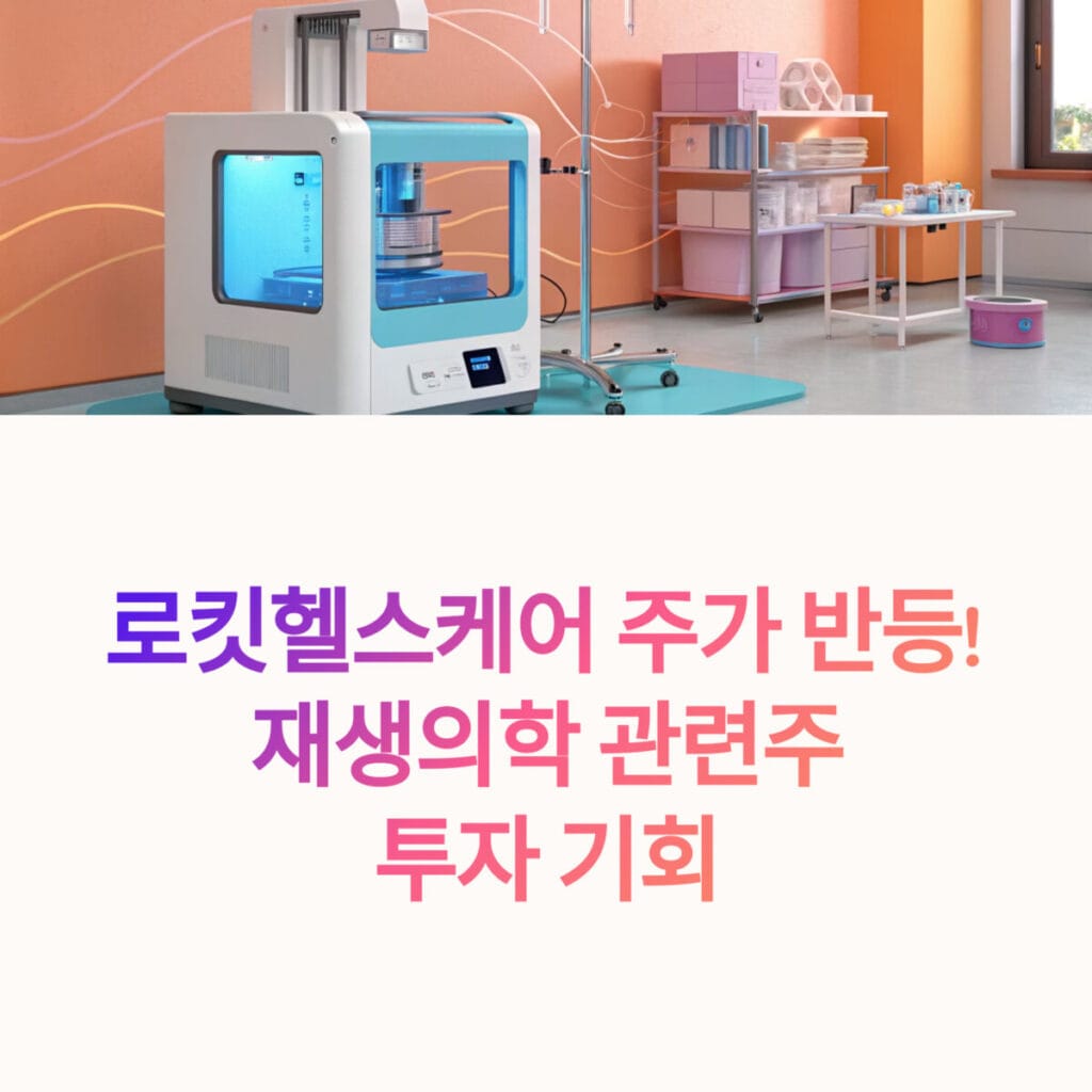 로킷헬스케어 재생의학 관련주