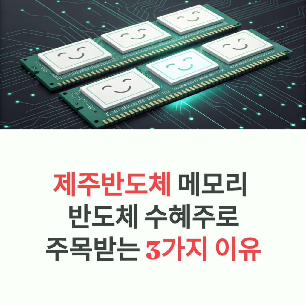 제주반도체 메모리 반도체 수혜주