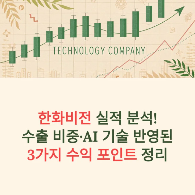 한화비전 실적 분석
