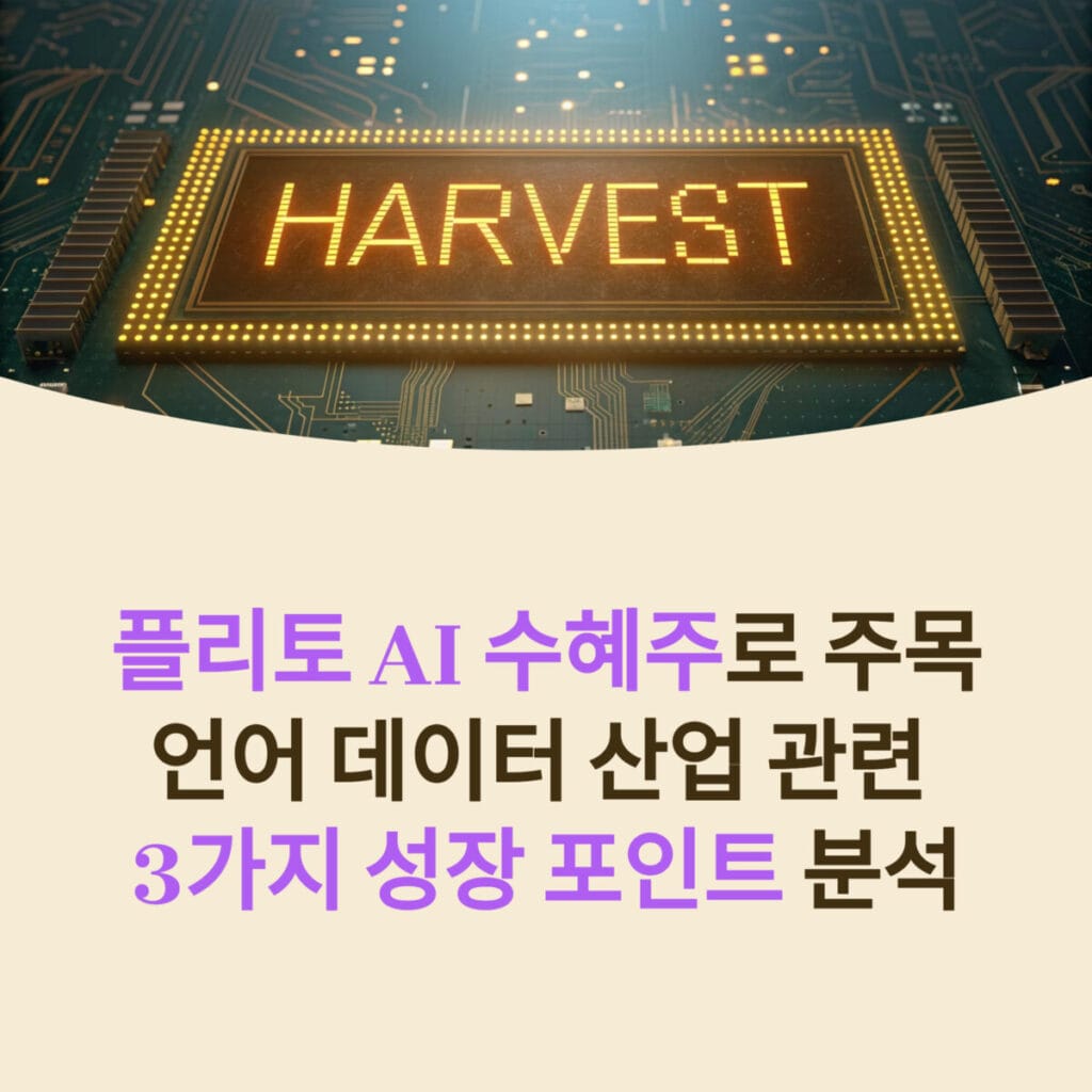 플리토 AI 수혜주