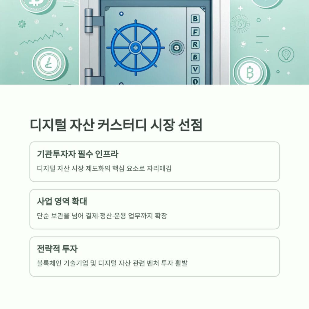 디지털 자산 커스터디 시장 선점