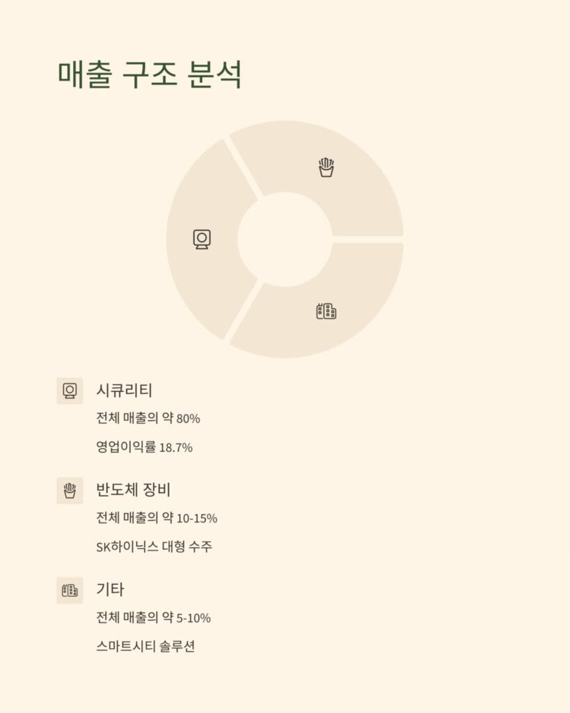 한화비전 매출 구조