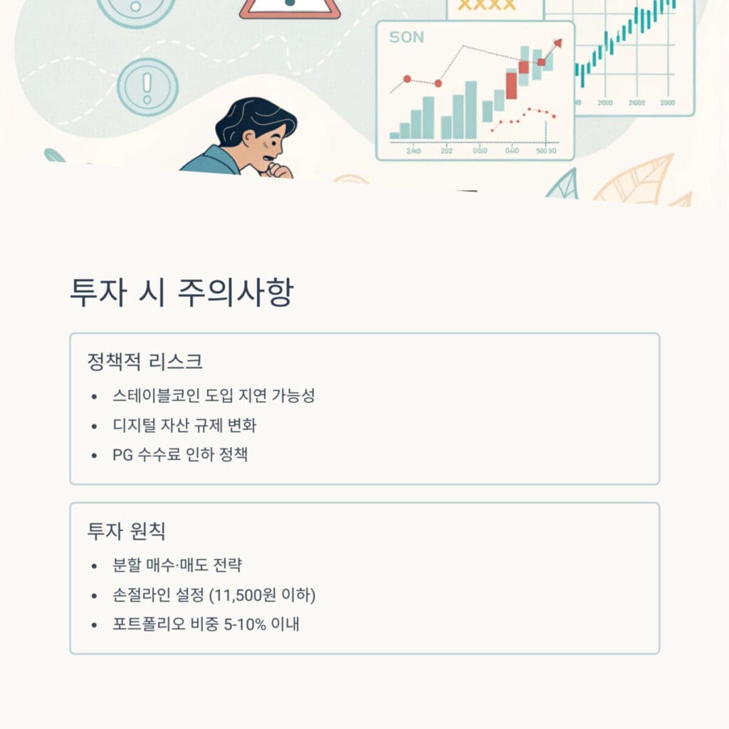 KG이니시스 투자 시 주의사항