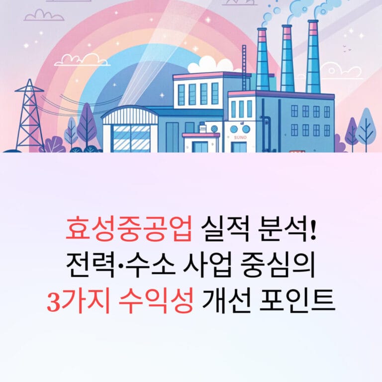 효성중공업 실적 분석