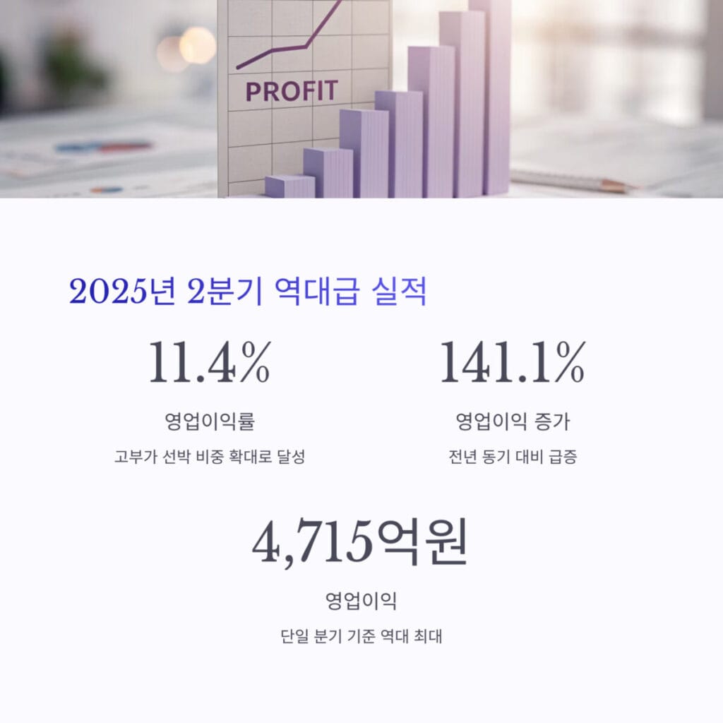 HD현대중공업 실적 현황