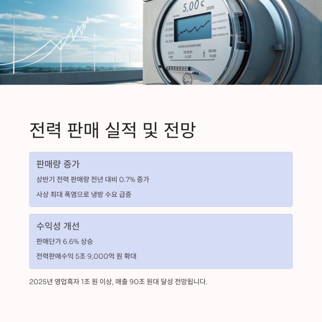 전력 판매 실적