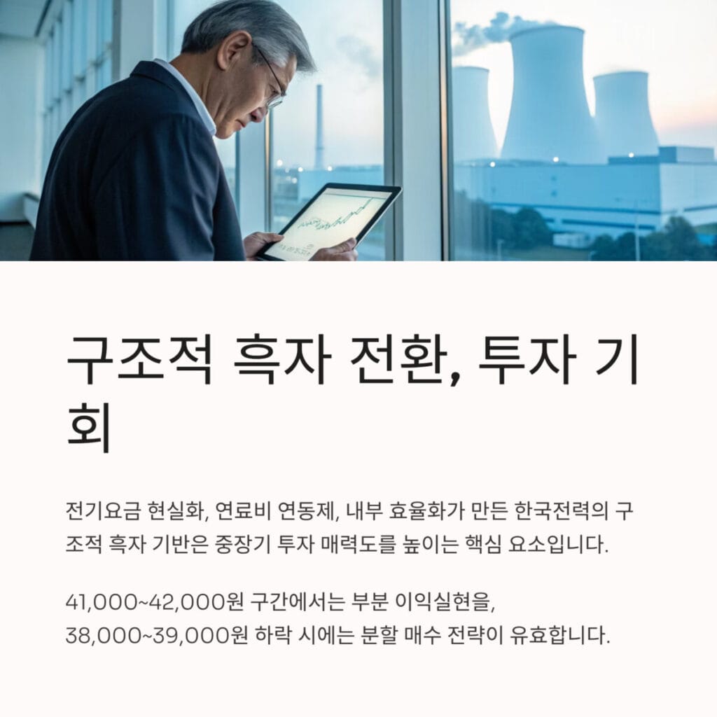 한국전력 실적 분석 결론
