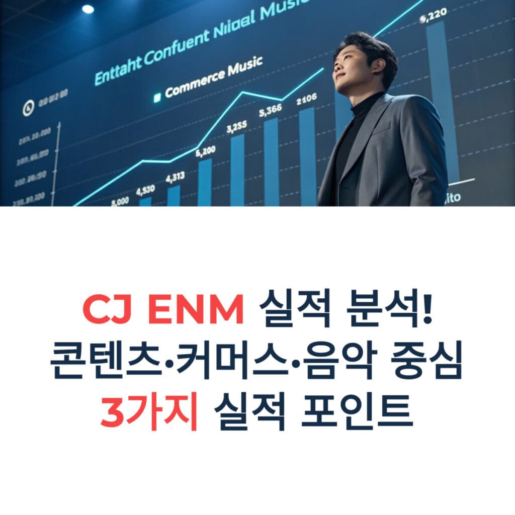 CJ ENM 실적 분석