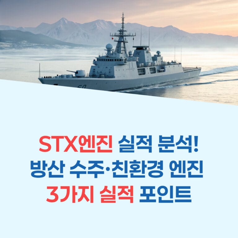 STX엔진 실적 분석