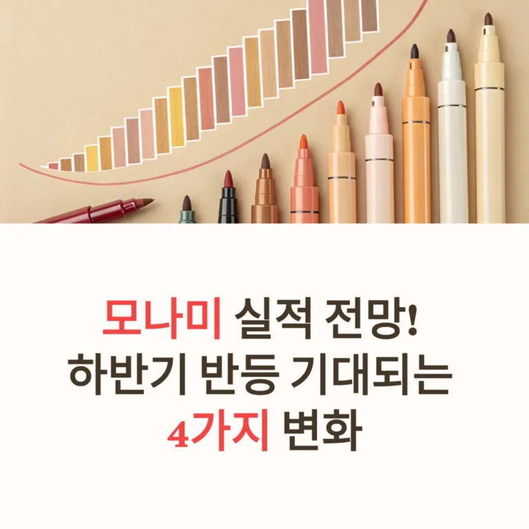 모나미 실적 전망