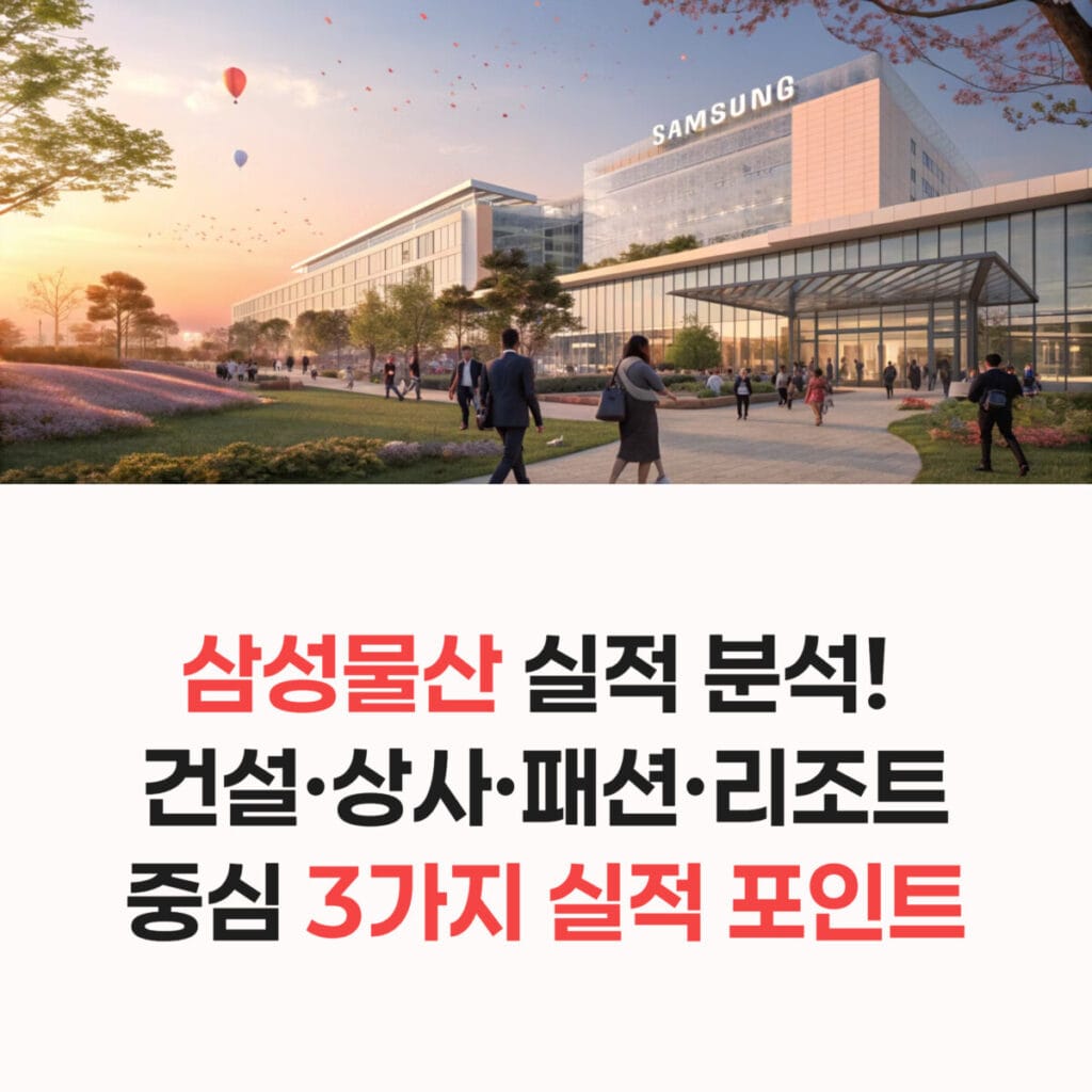 삼성물산 실적 분석