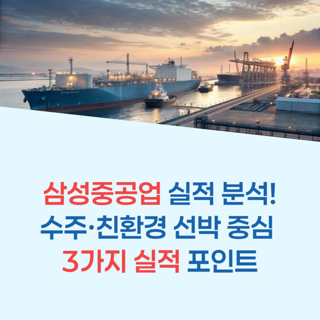 삼성중공업 실적 분석