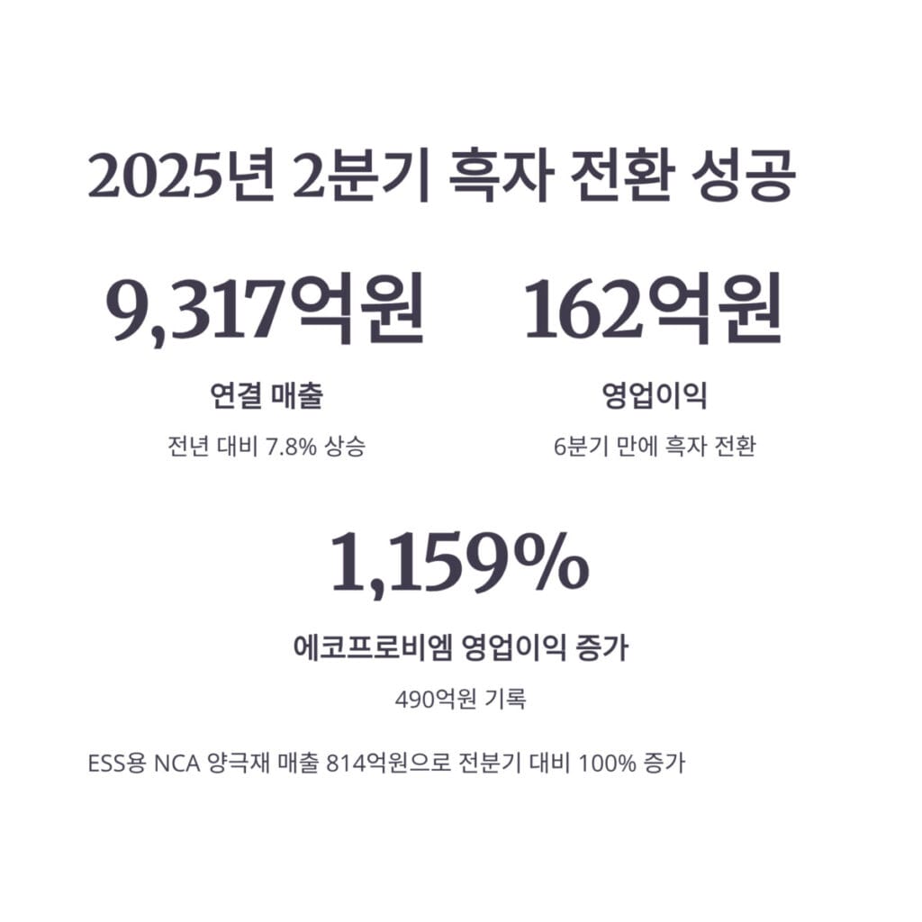 에코프로 실적 현황