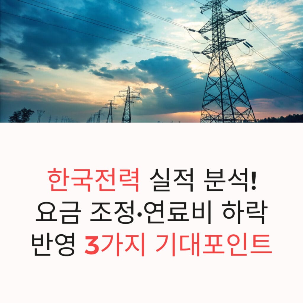 한국전력 실적 분석