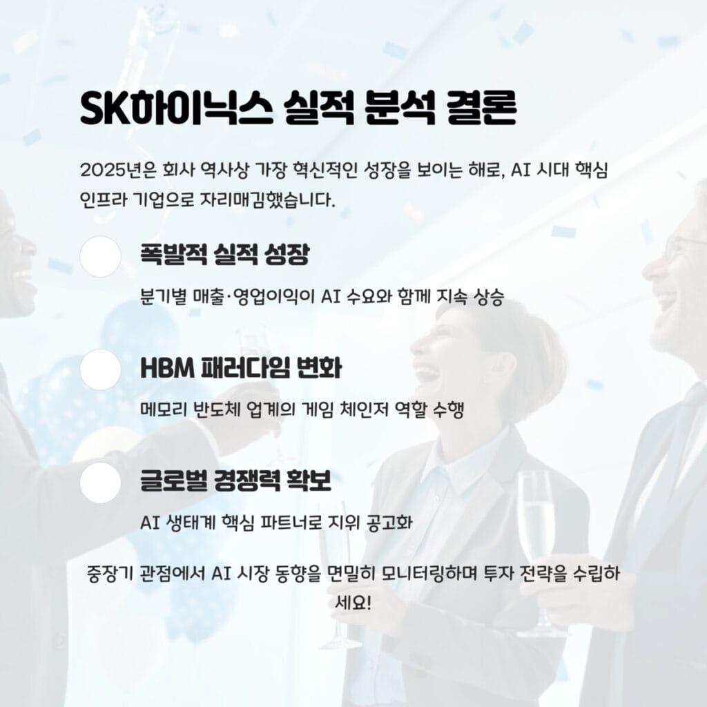 SK하이닉스 실적 분석 결론