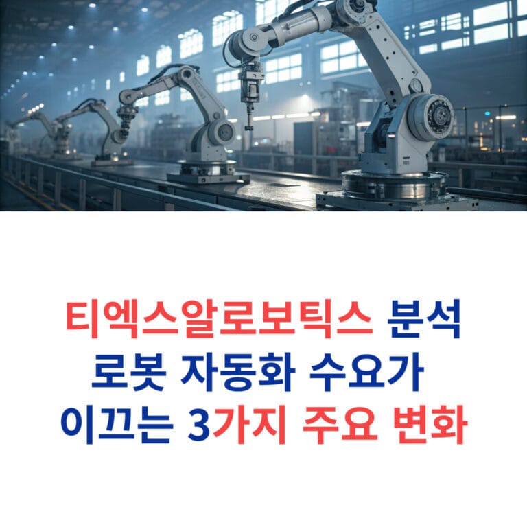 티엑스알로보틱스 실적 분석