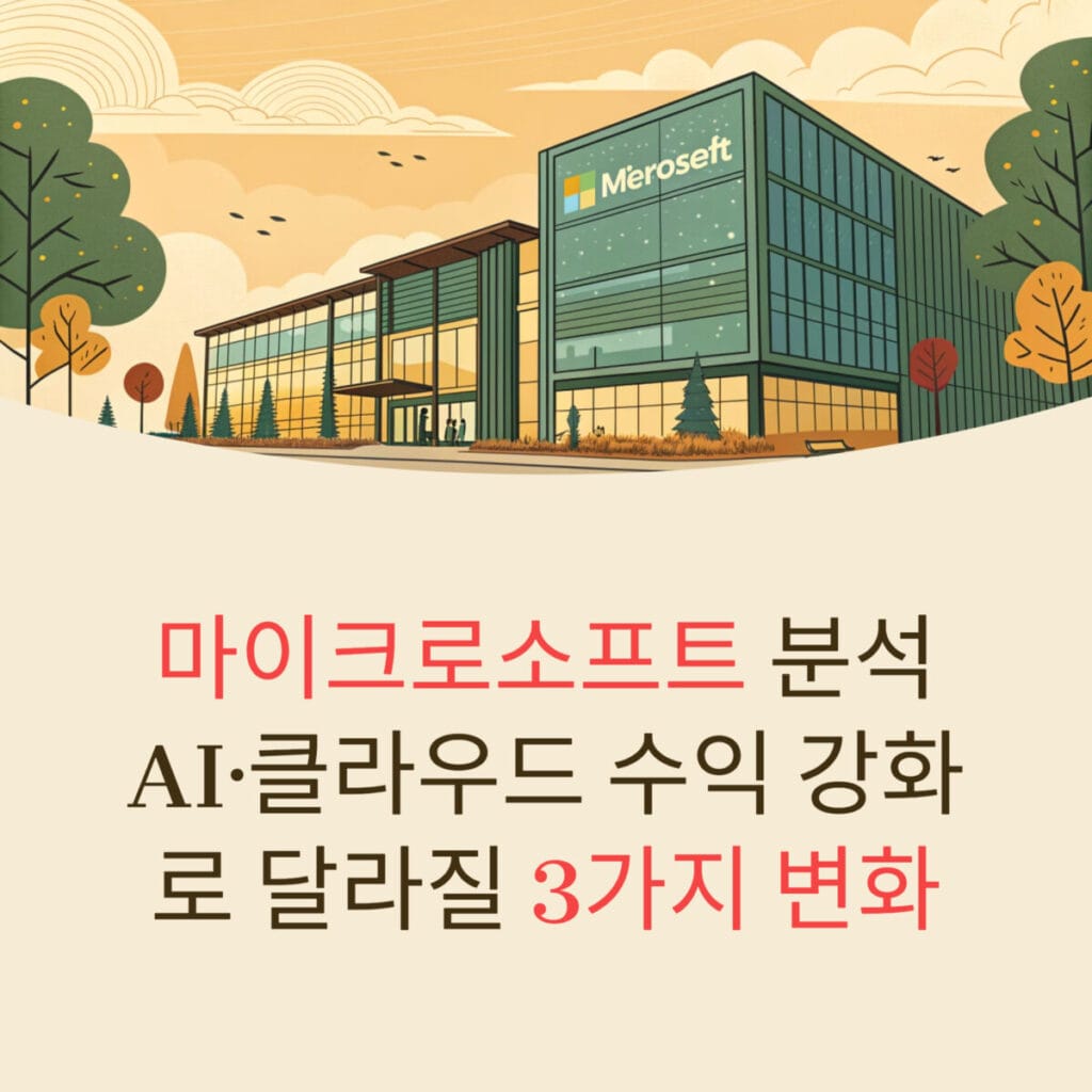 마이크로소프트 실적 분석