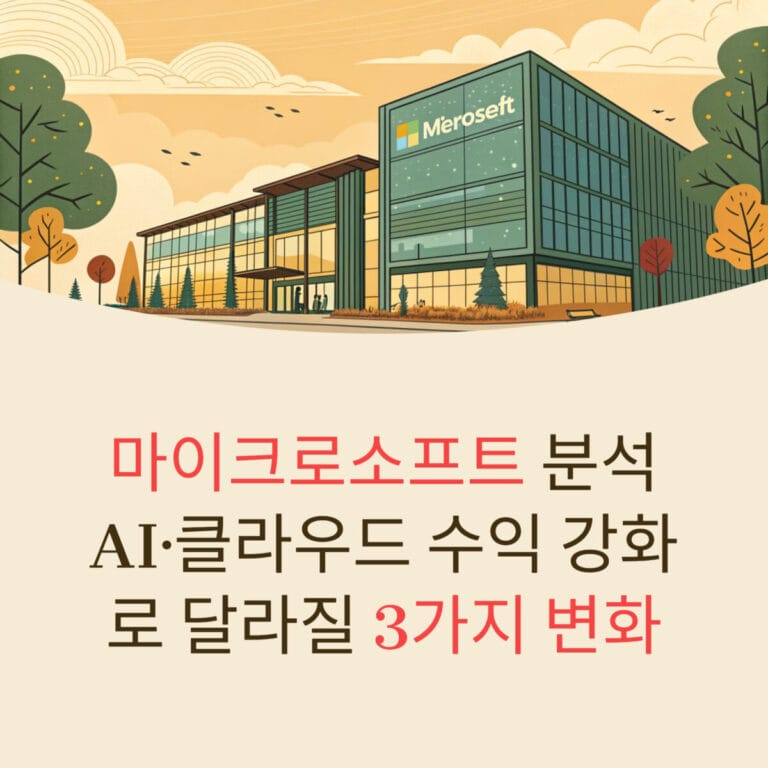 마이크로소프트 실적 분석