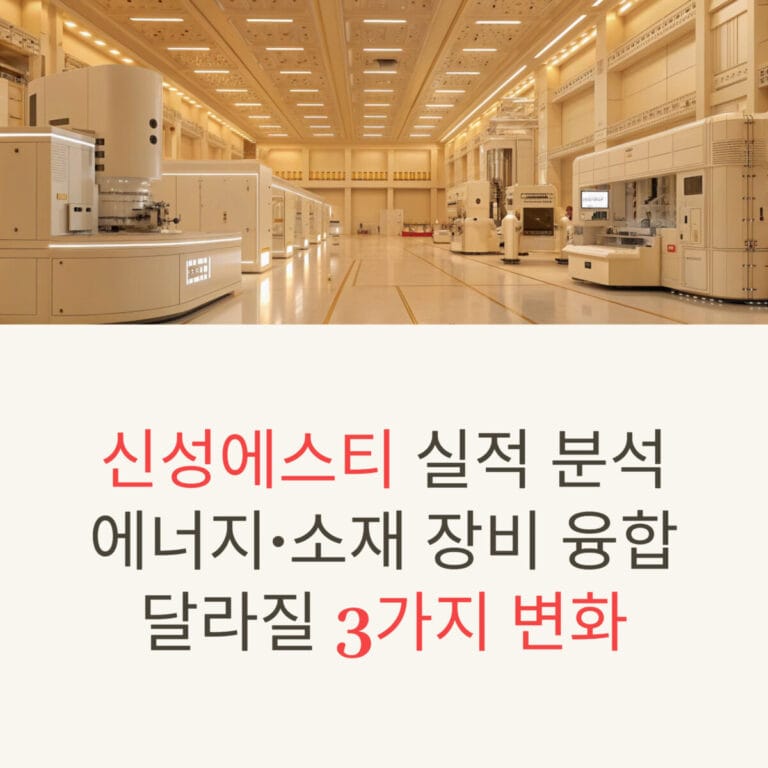 신성에스티 실적 분석