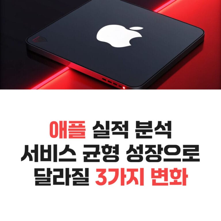 애플 실적 분석