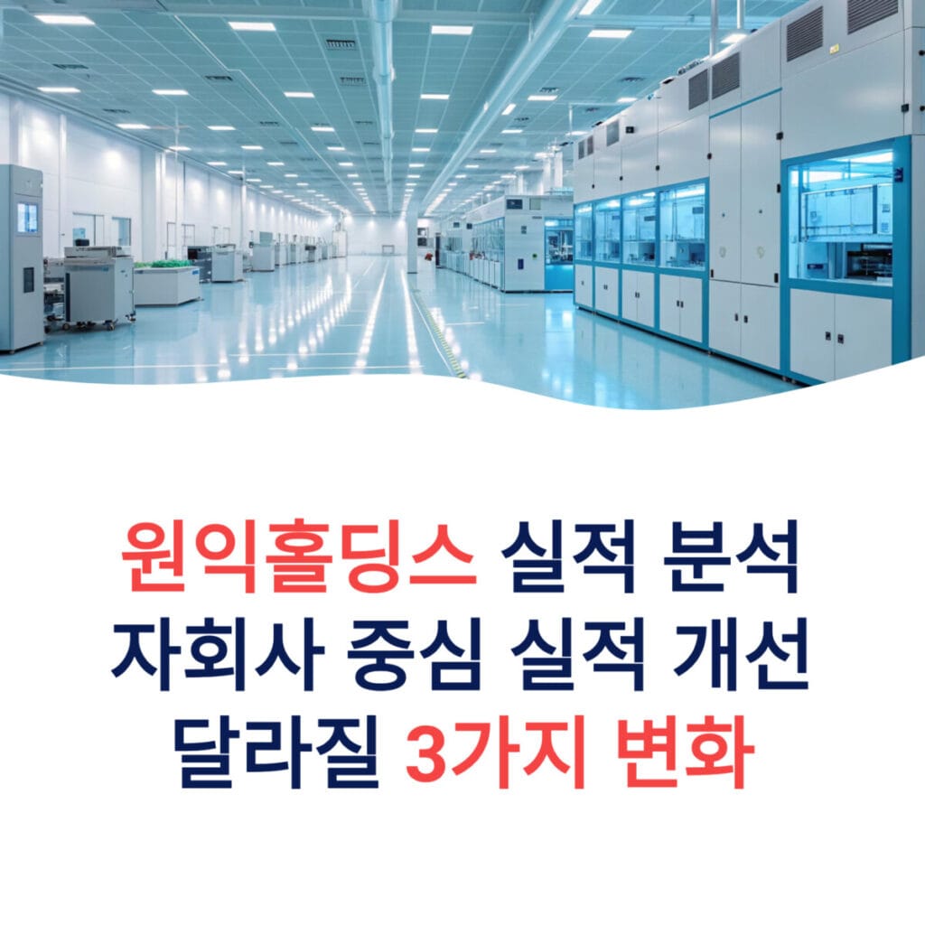 원익홀딩스 실적 분석