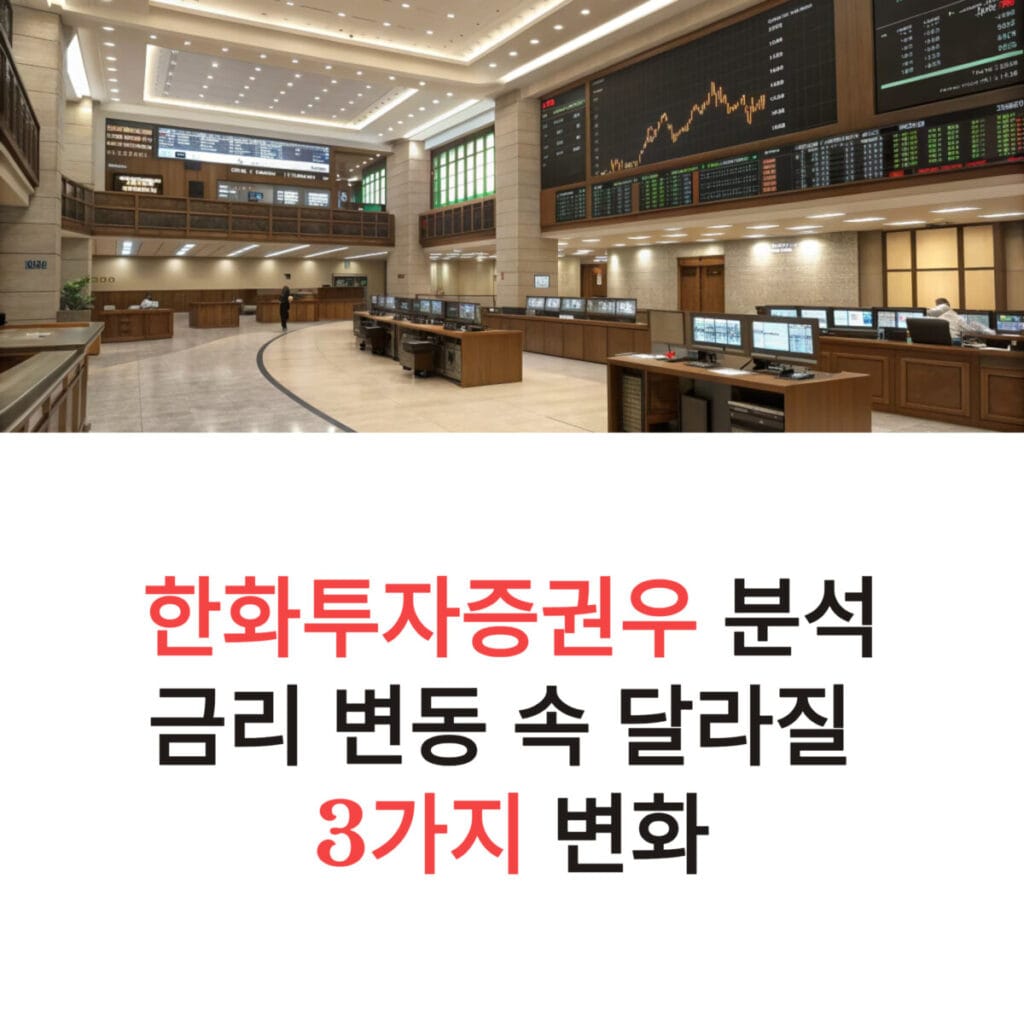 한화투자증권우 실적 분석