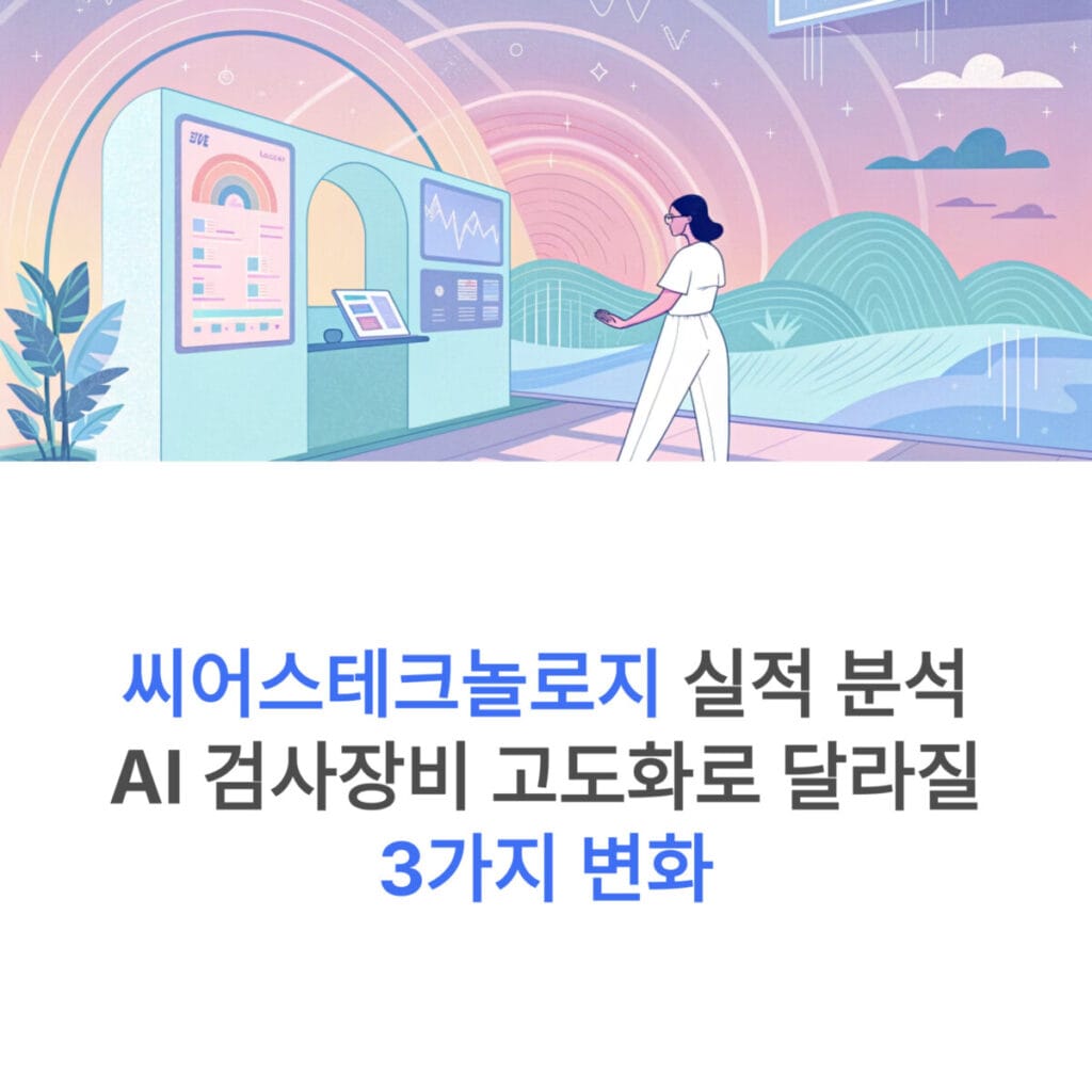 씨어스테크놀로지 실적 분석