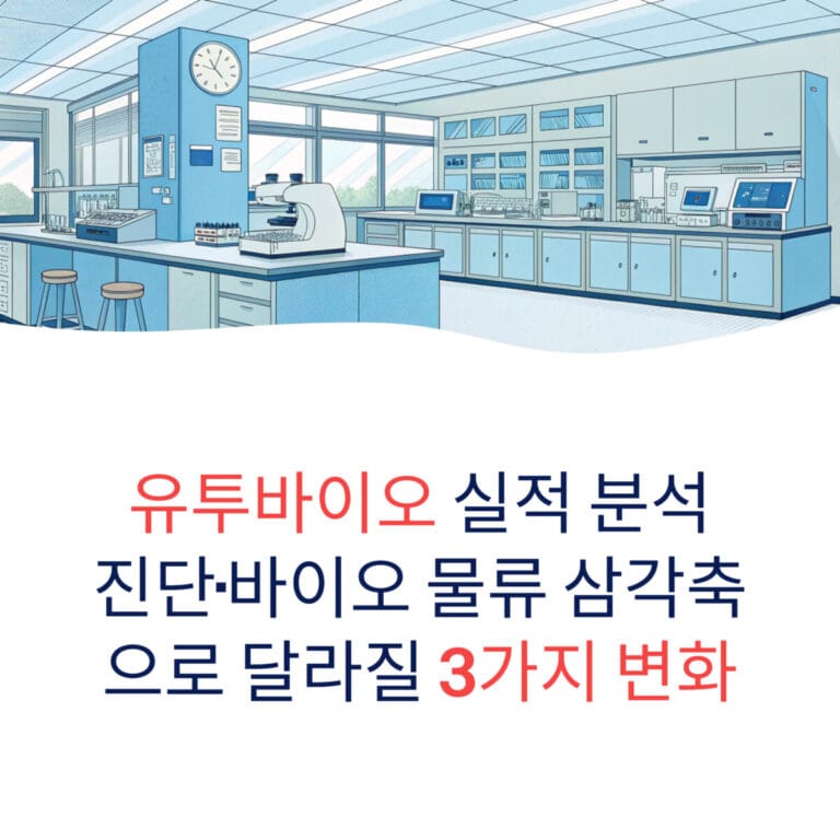 유투바이오 실적 분석