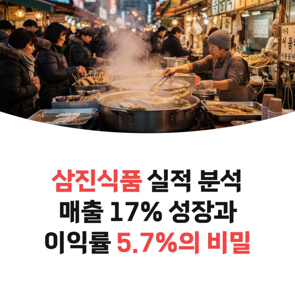 삼진식품 실적 분석