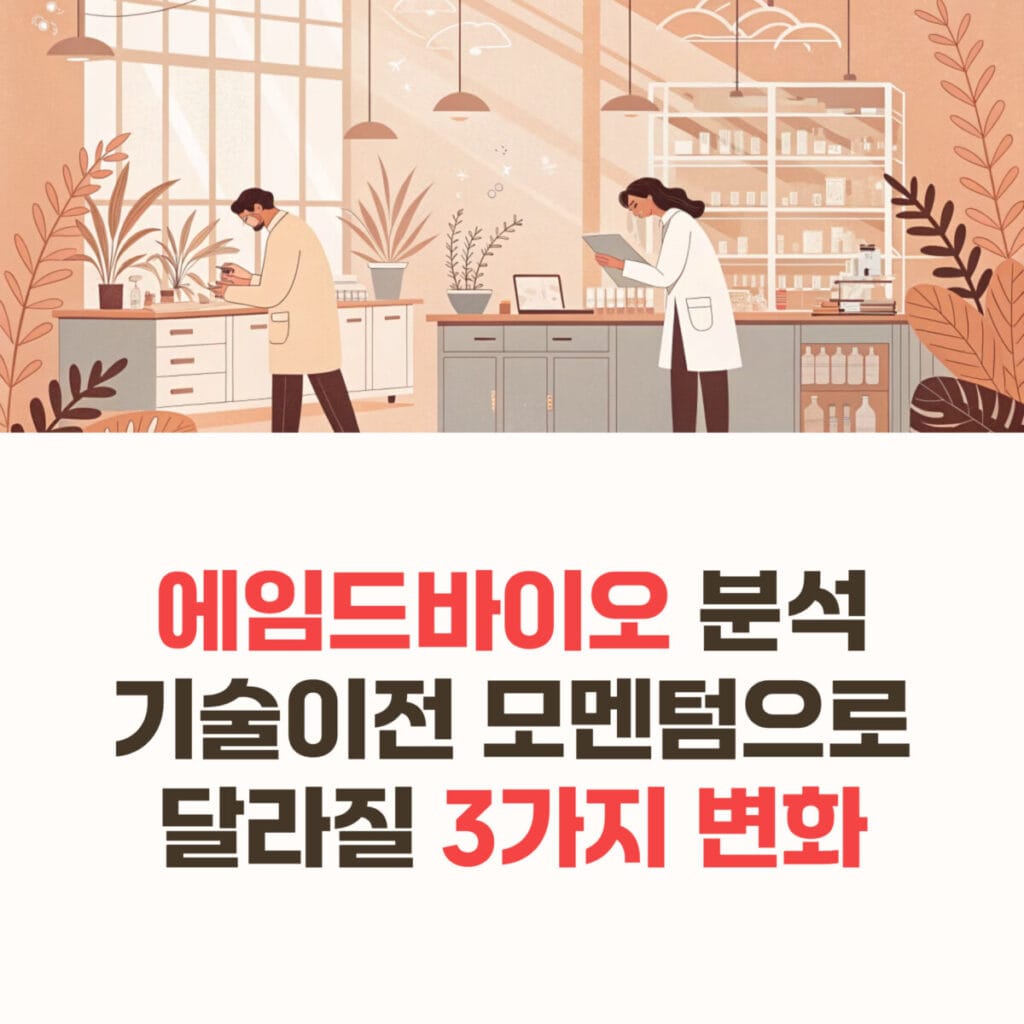에임드바이오 실적 분석