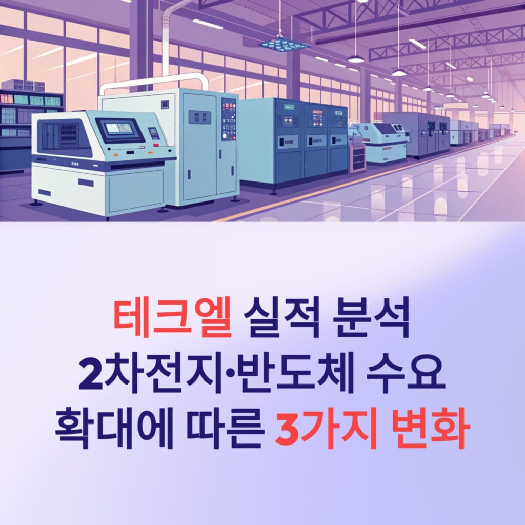 테크엘 실적 분석