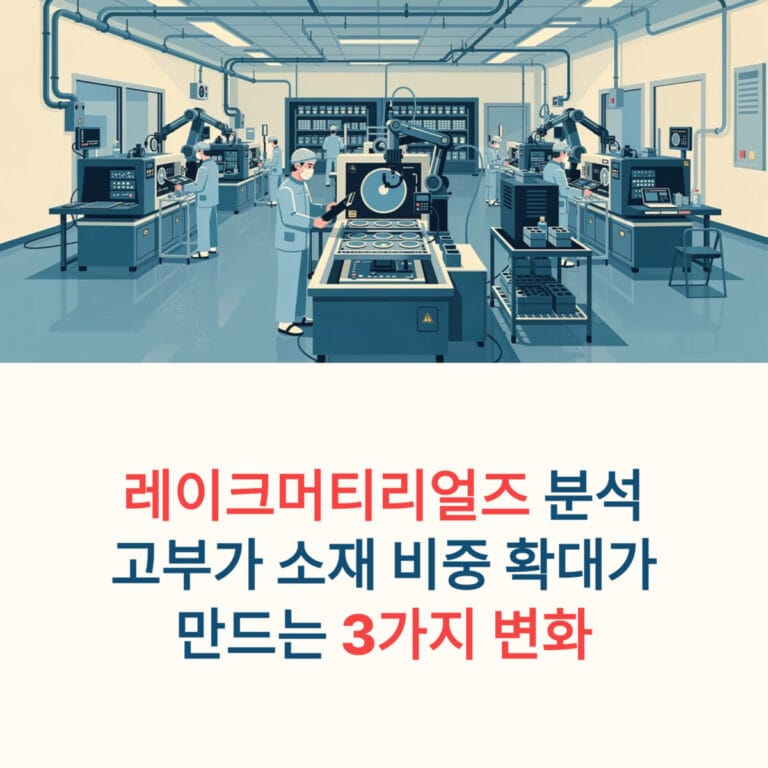 레이크머티리얼즈 실적 분석