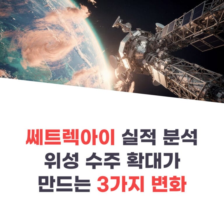 쎄트렉아이 실적 분석