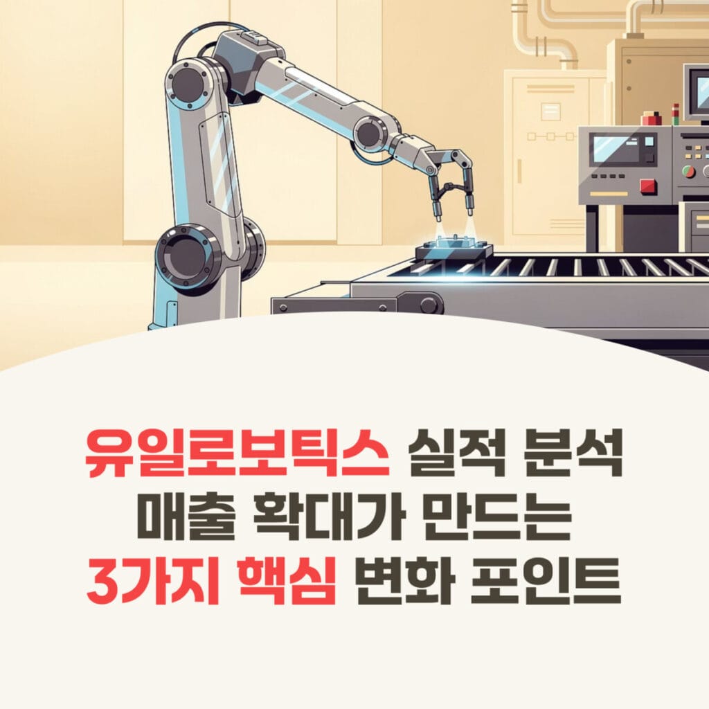 유일로보틱스 실적 분석