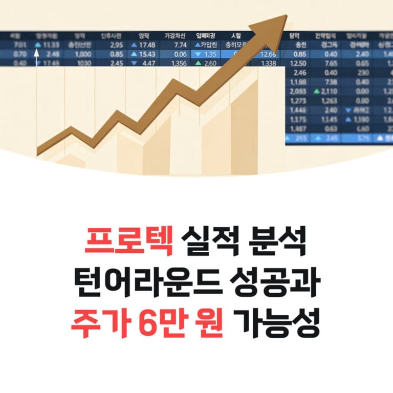 프로텍 실적 분석