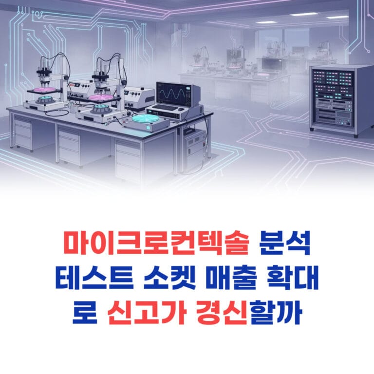 마이크로컨텍솔 실적 분석
