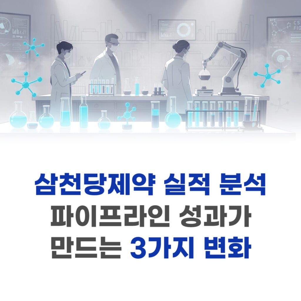 삼천당제약 실적 분석
