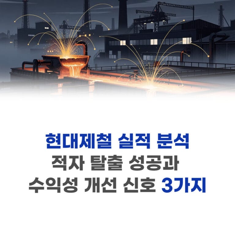 현대제철 실적 분석