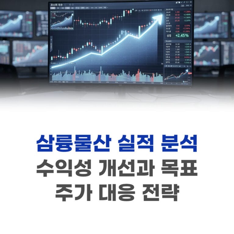 삼륭물산 실적 분석