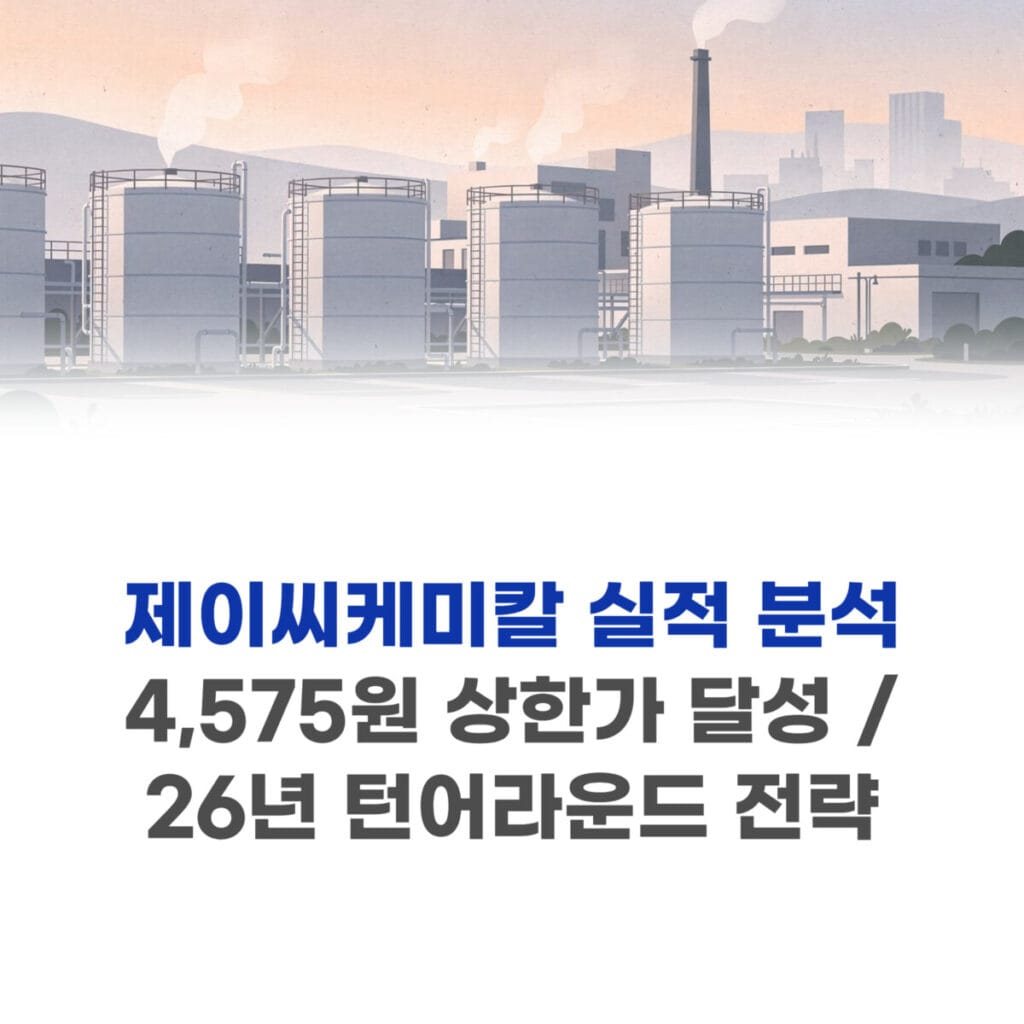 제이씨케미칼 실적 분석