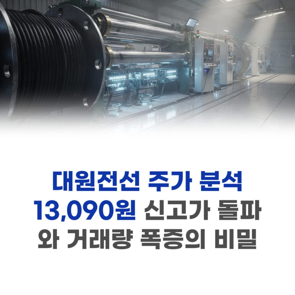 대원전선 주가 분석