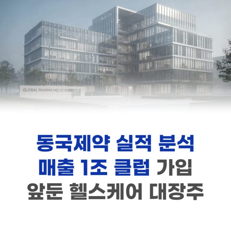 동국제약 실적 분석