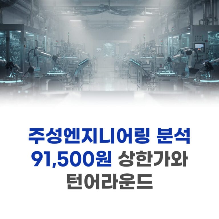 주성엔지니어링 실적 분석