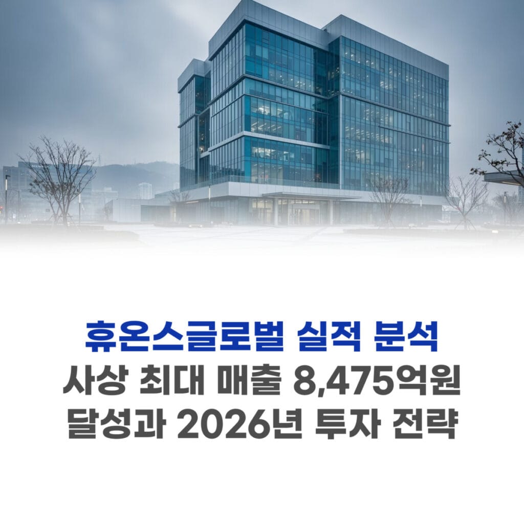 휴온스글로벌 실적 분석