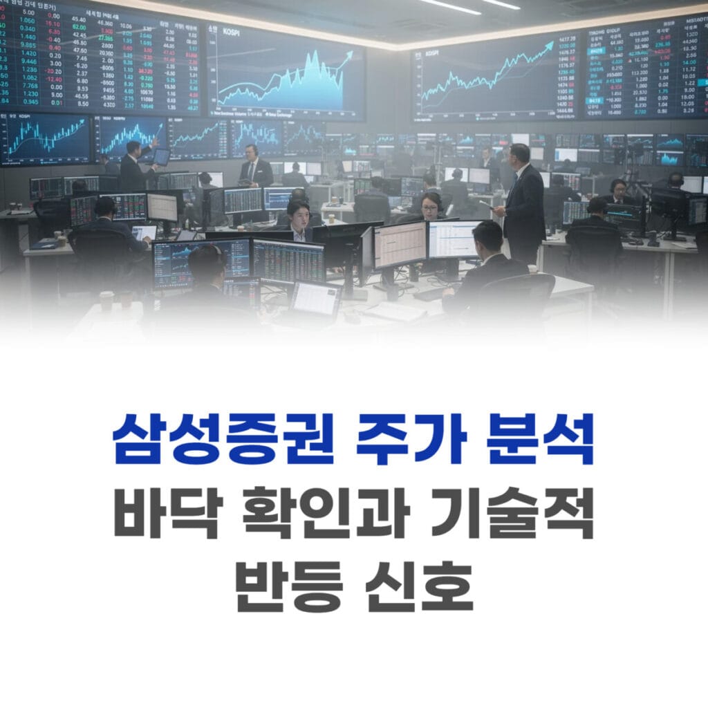 삼성증권 주가 분석